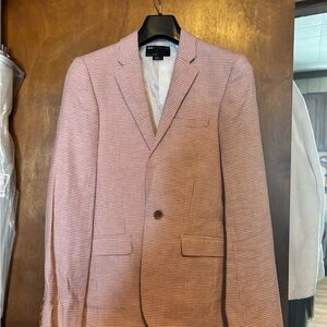 Men's Pink Puppytooth Check Blazer and Pants